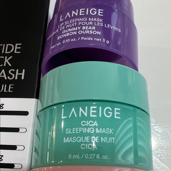 LANEIGE Peptide Black Eyelash Ampoule with Sleeping Mask Set - Picture 4 of 6